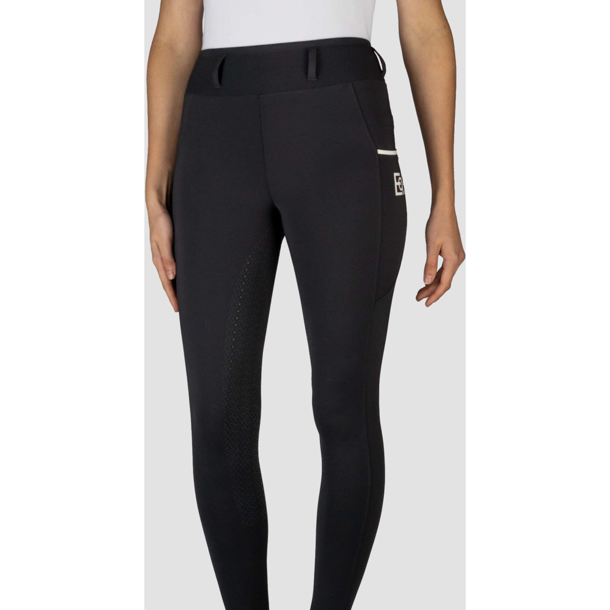 EQPRO Legging de Equitación Sofia Full Grip Negro