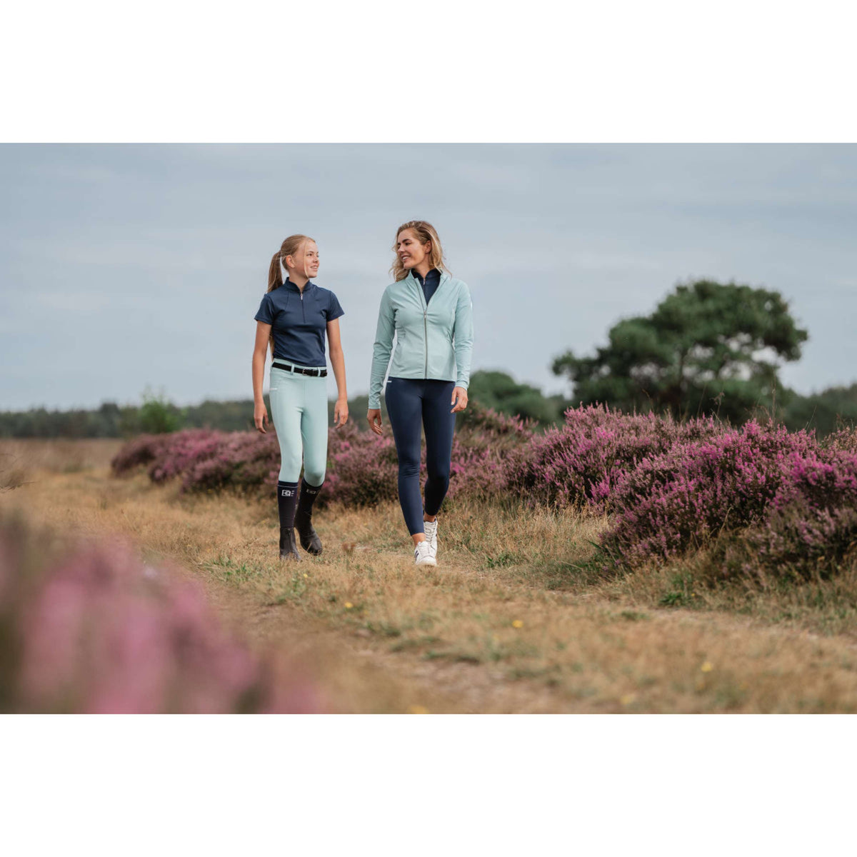 EQPRO Legging de Equitación Sofia Full Grip Blue Reef