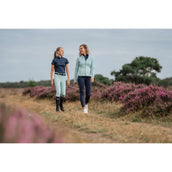 EQPRO Legging de Equitación Sofia Full Grip Blue Reef