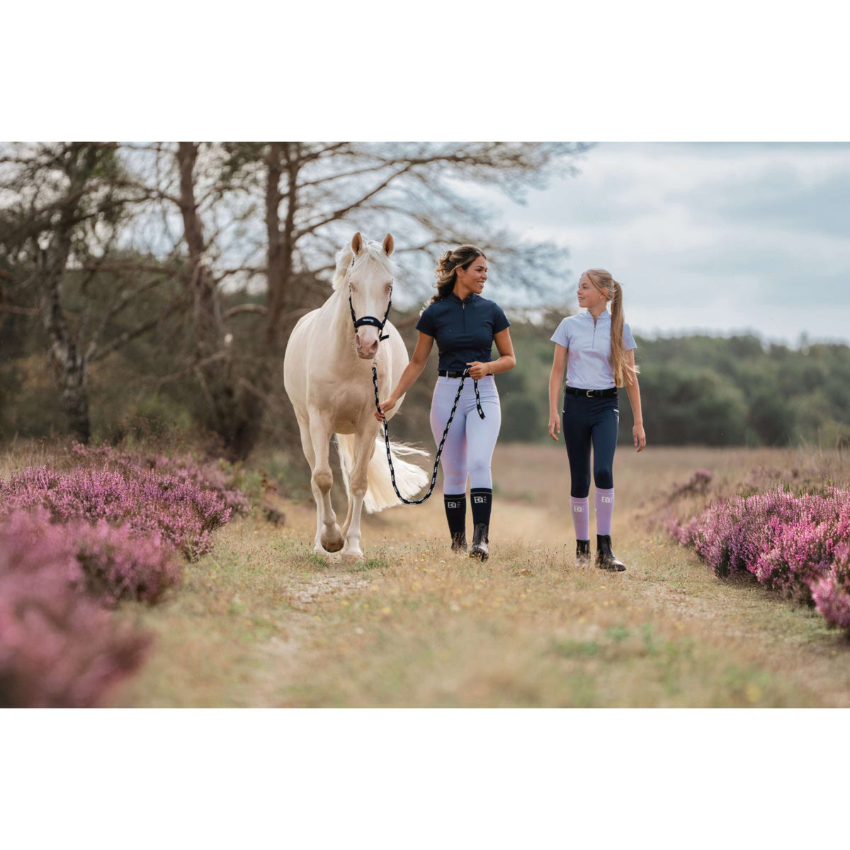EQPRO Legging de Equitación Sofia Full Grip Lilac Coral