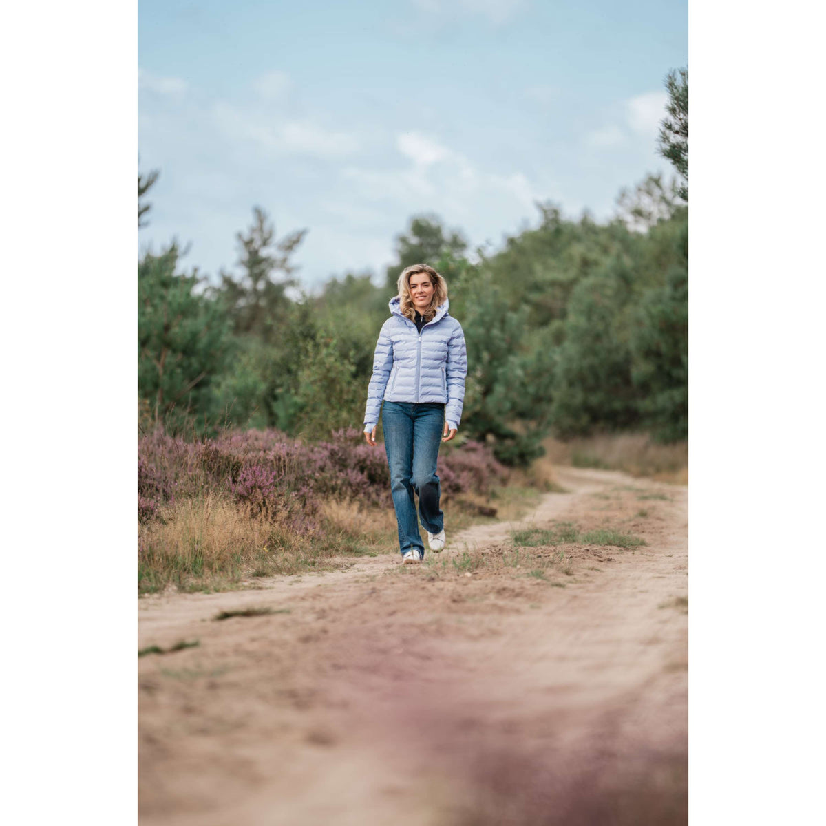 EQPRO Chaqueta Violet Acolchado Lilac Coral