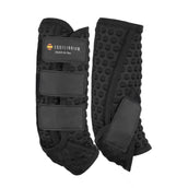 Equilibrium Protectores de piernas Stretch & Flex Training Negro