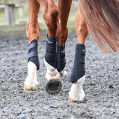 Equilibrium Protectores de piernas Stretch & Flex Flatwork Negro