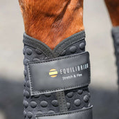 Equilibrium Protectores de piernas Stretch & Flex Flatwork Negro