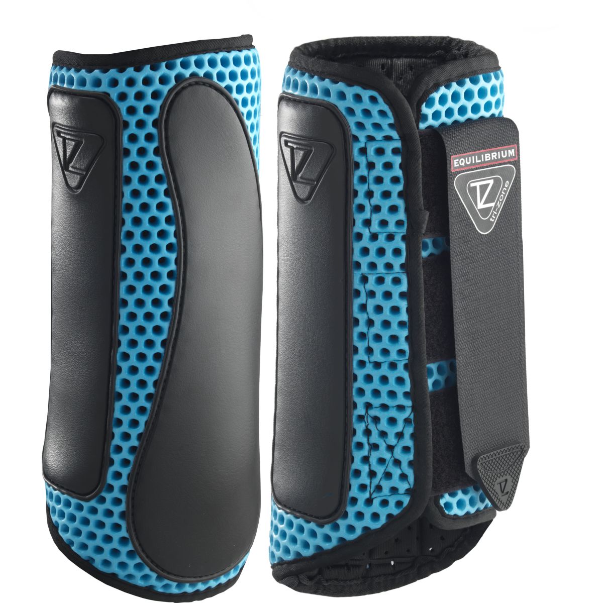 Equilibrium Protectores de piernas Tri-Zone Impact Sports Español: Atrás Azul azur