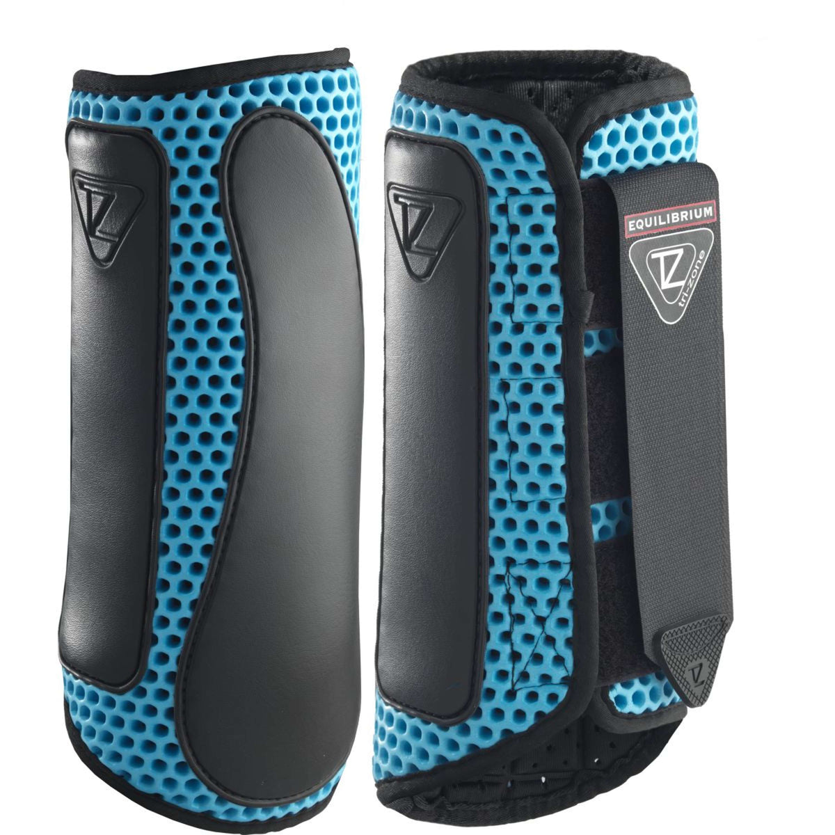 Equilibrium Protectores de piernas Tri-Zone Impact Sports Español: Atrás Azul azur
