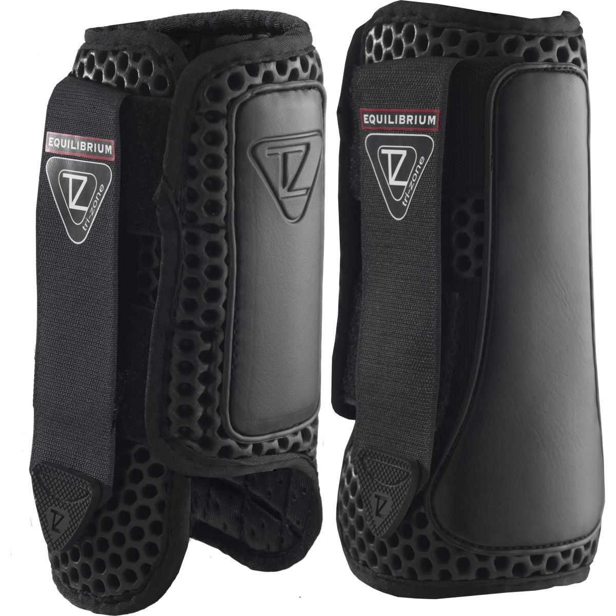 Equilibrium Protectores de piernas Tri-Zone Impact Sports Para Negro