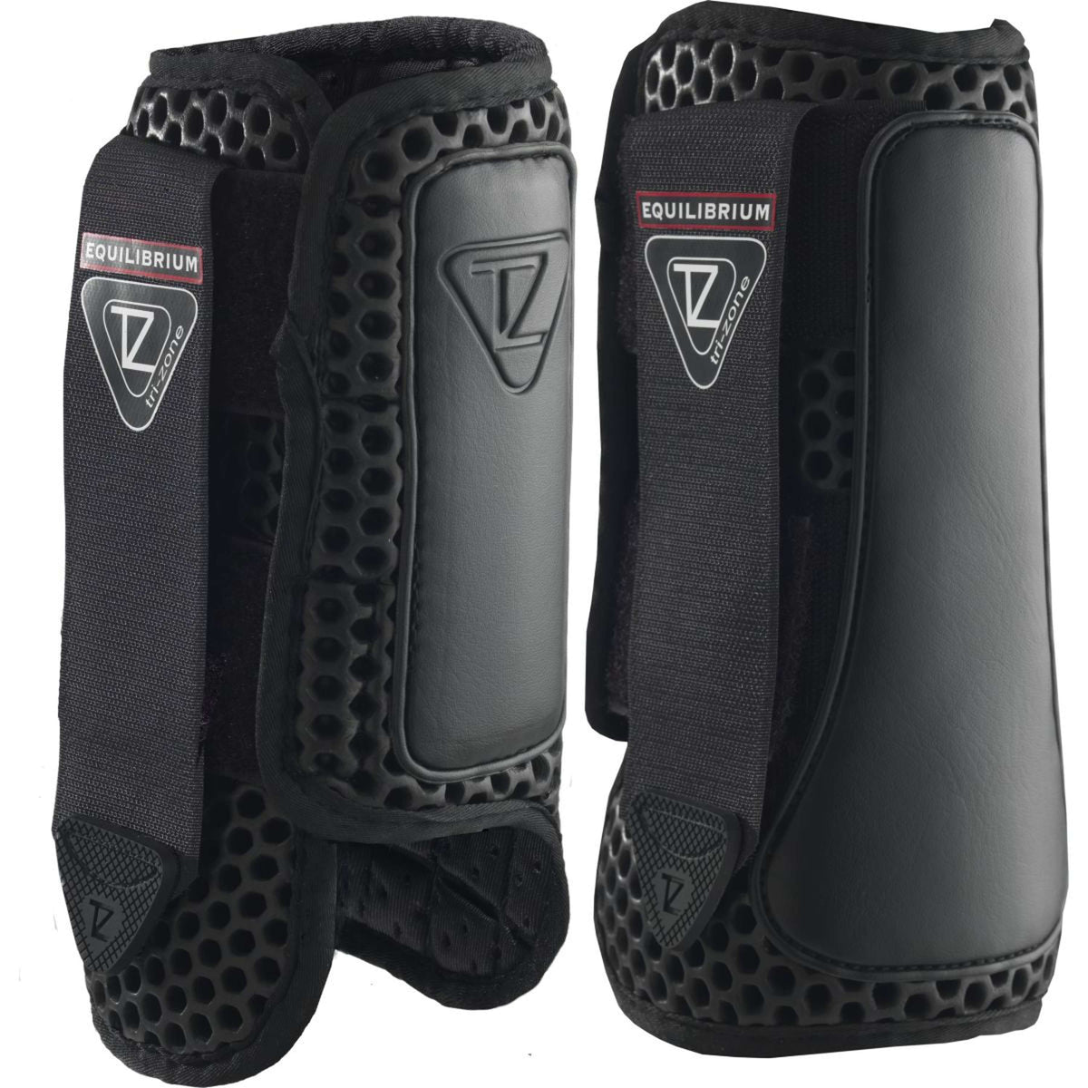 Equilibrium Protectores de piernas Tri-Zone Impact Sports Para Negro