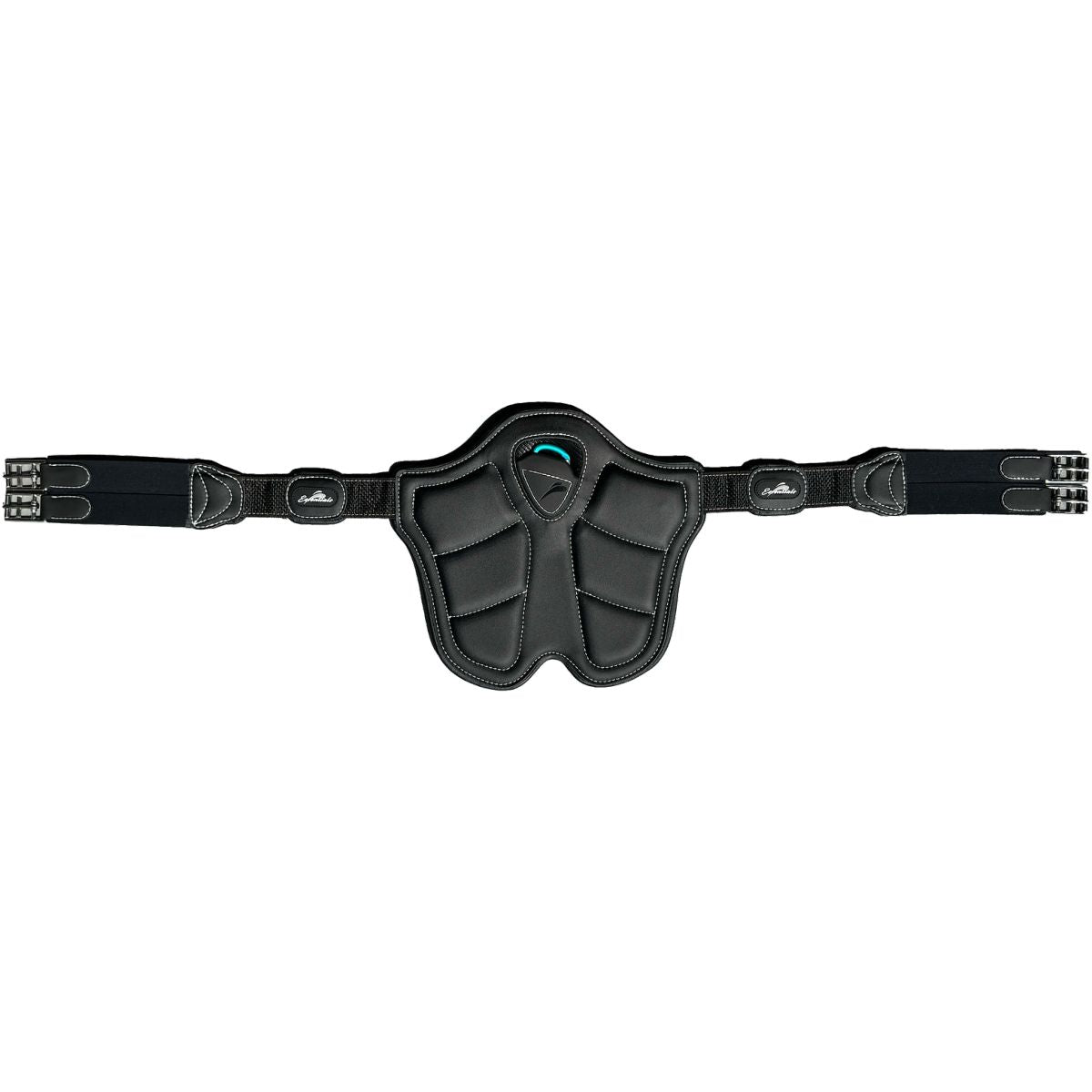 eQuick Cincha de Salto Skyride Fluffy Negro