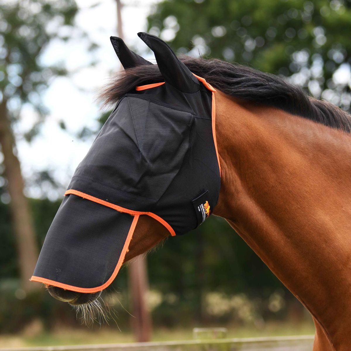 Equilibrium Red nasal Field Relief Desmontable Negro/Naranja