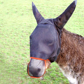 Equilibrium Máscara para Moscas Field Relief Max Donkey con Orejas Negro/Naranja