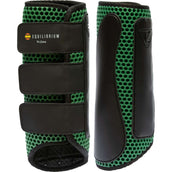 Equilibrium Protectores de piernas Tri-Zone Impact Sports Atrás Hunter Green