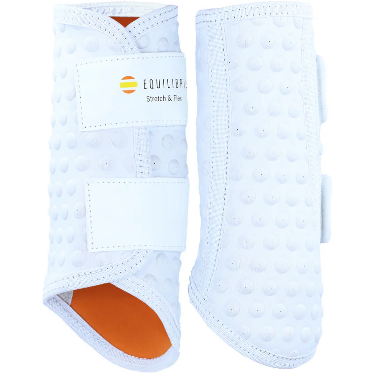 Equilibrium Protectores de piernas Stretch & Flex Flatwork Blanco