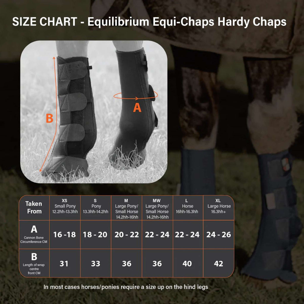 Equilibrium Protectores de piernas Equi-Chaps Hardy Navy