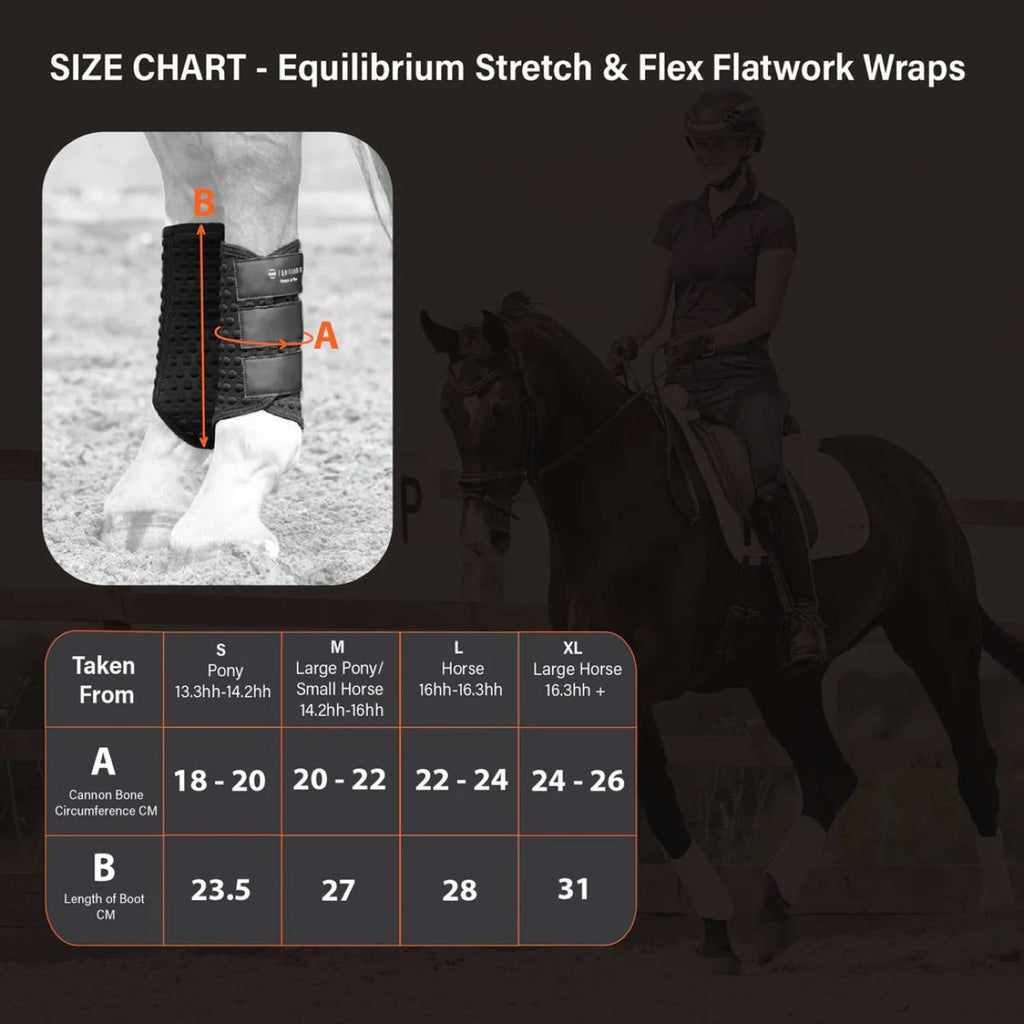 Equilibrium Protectores de piernas Stretch & Flex Flatwork Blanco