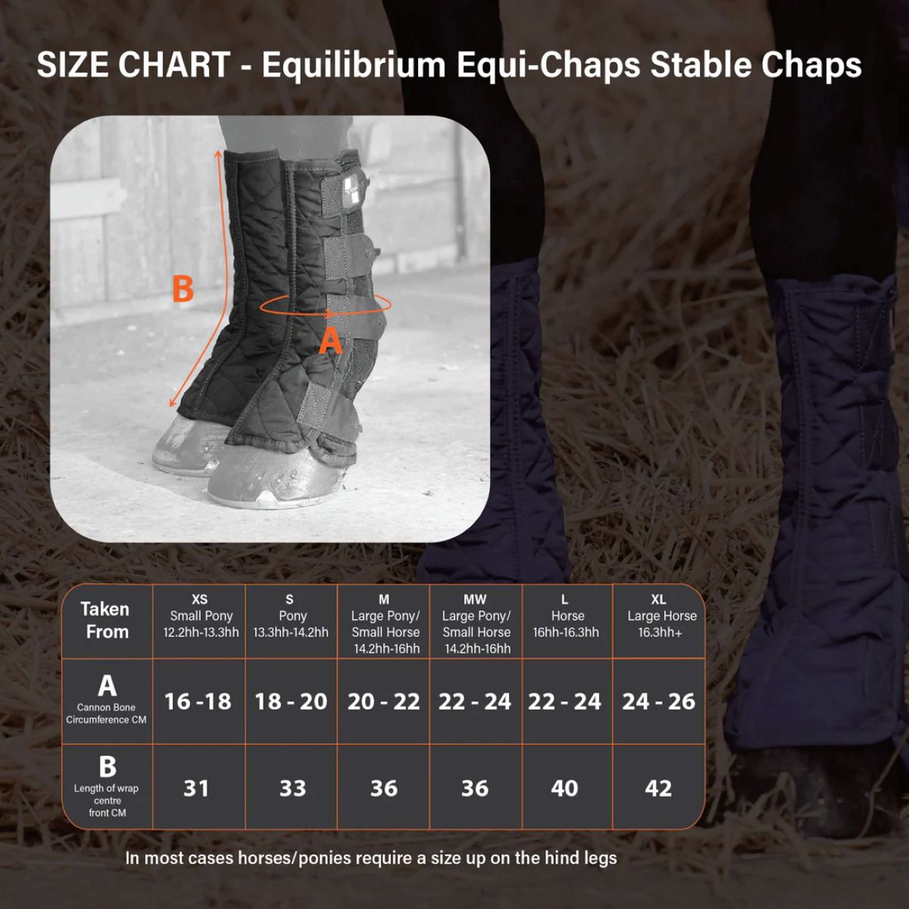 Equilibrium Protectores de piernas Equi-Chaps Stable Navy