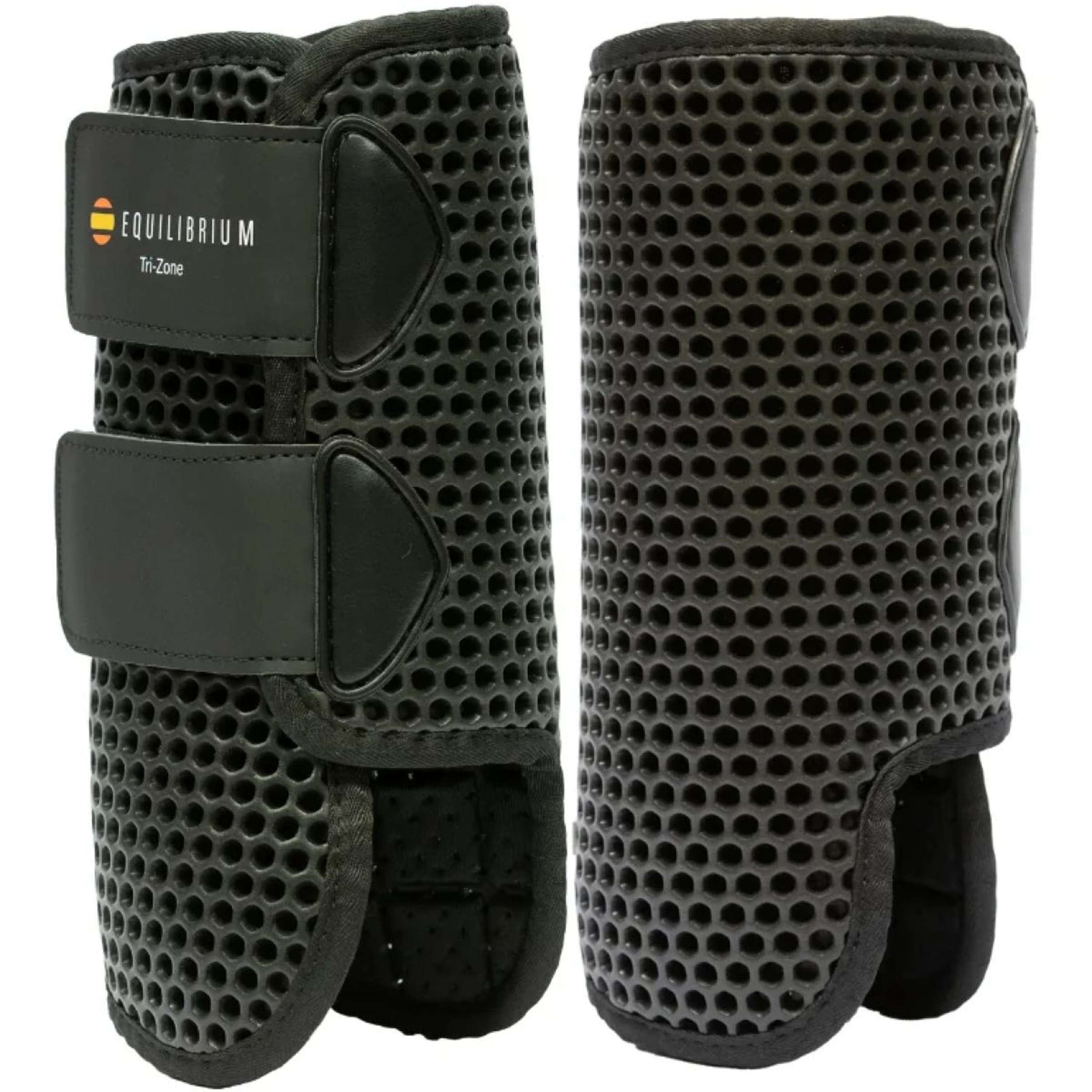 Equilibrium Protectores de piernas Tri-Zone All Sports Negro