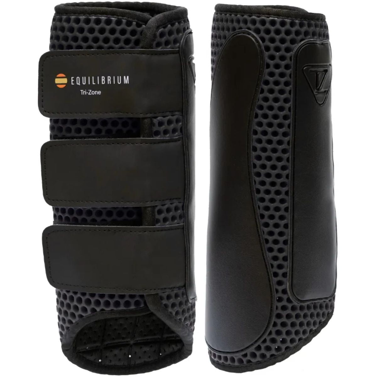 Equilibrium Protectores de piernas Tri-Zone Impact Sports Español: Atrás Negro