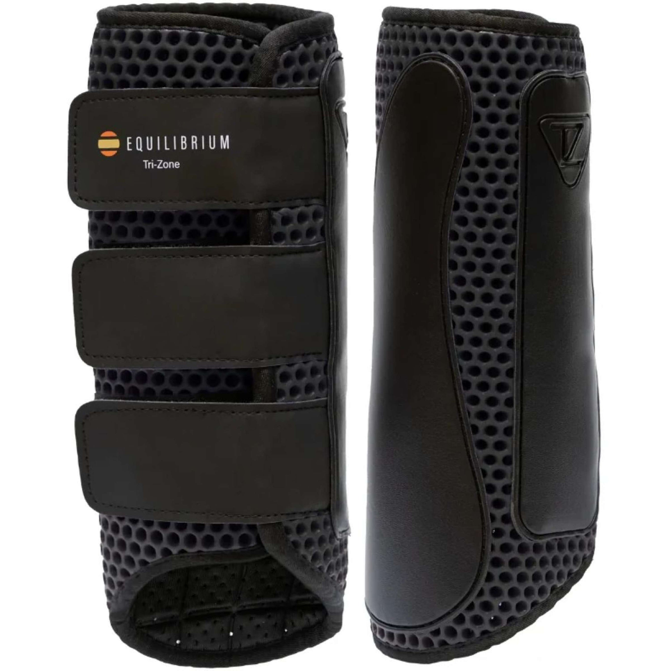 Equilibrium Protectores de piernas Tri-Zone Impact Sports Español: Atrás Negro Equilibrium Protectores de piernas Tri-Zone Impact Sports Español: Atrás Negro