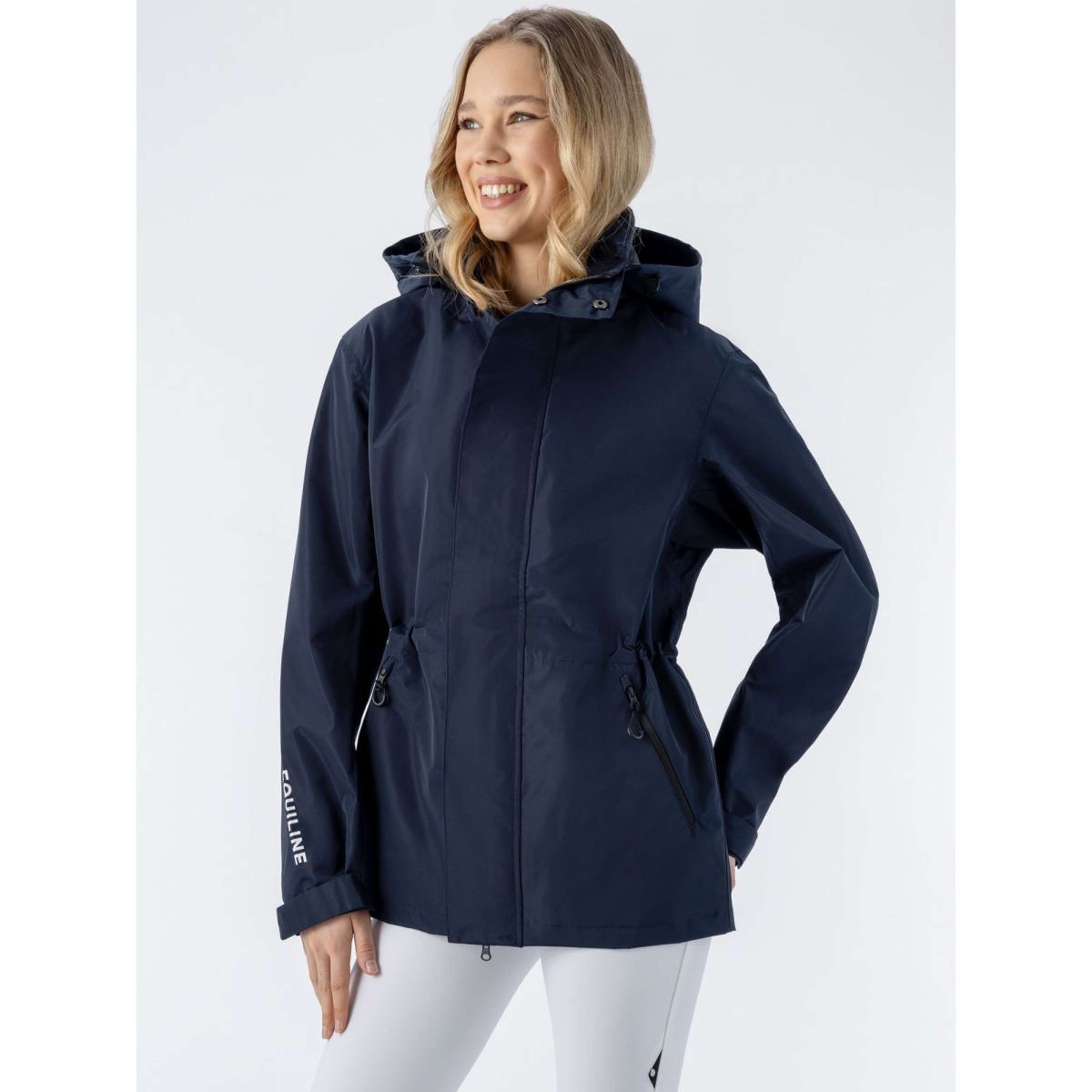 Equiline Abrigo de lluvia Eqrevek Navy