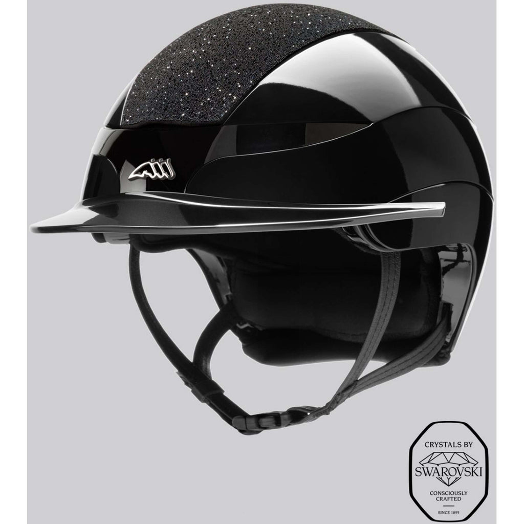 Equiline Gorra Xanto Swarovski Negro