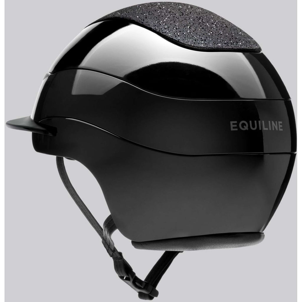 Equiline Gorra Xanto Swarovski Negro