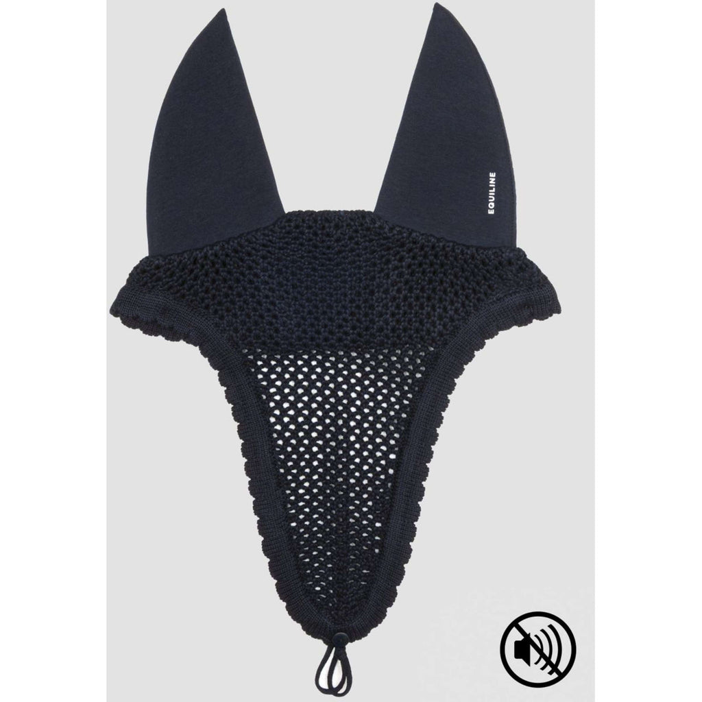 Equiline Bonete para Orejas Ruben Soundproof con Lazo Navy