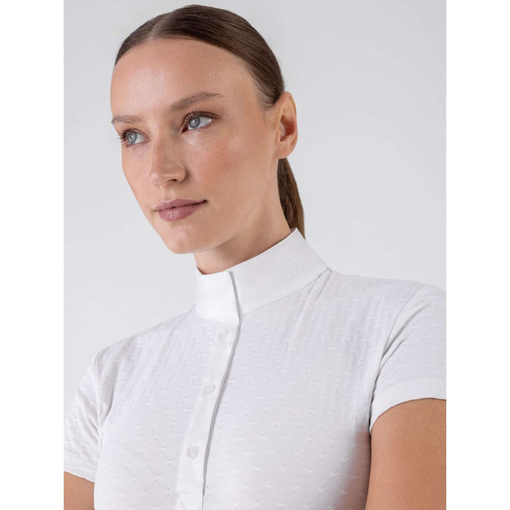Equiline Camiseta de Competición Camberk Blanco