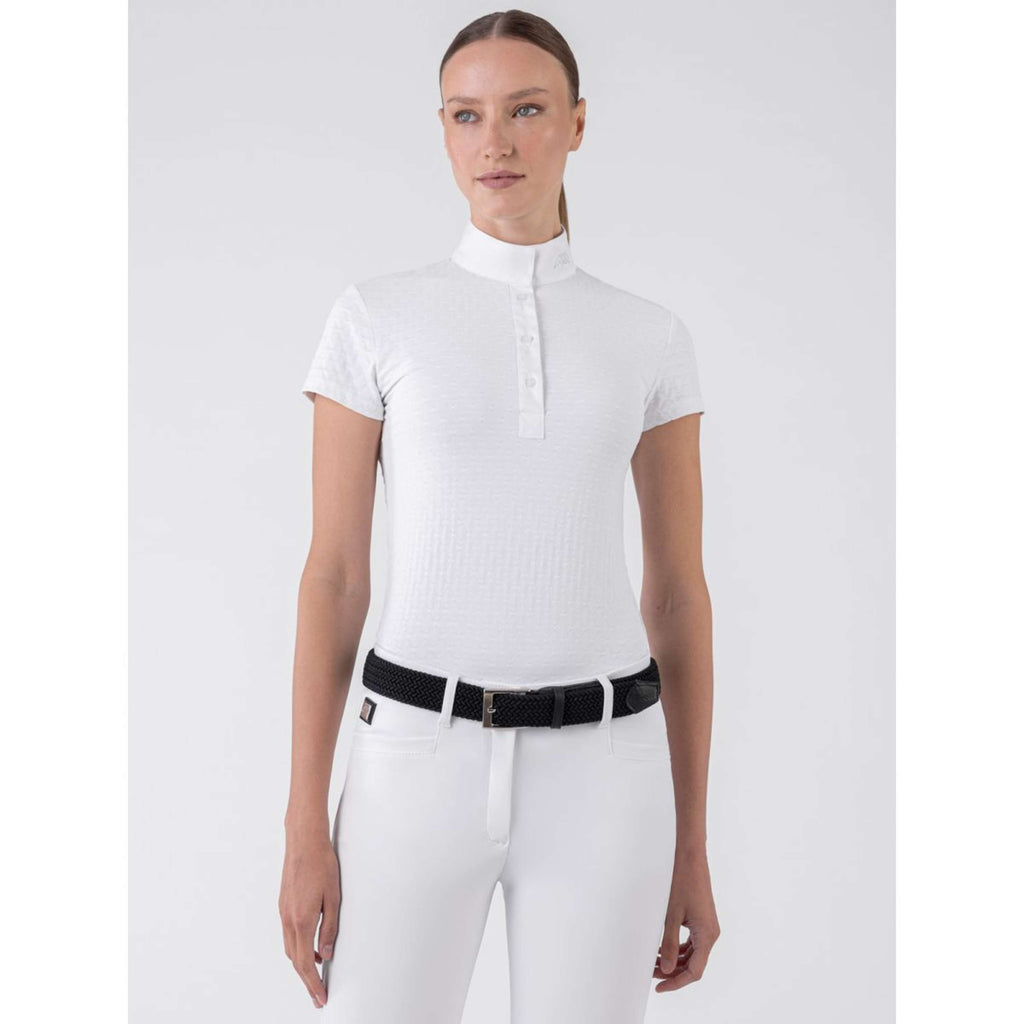Equiline Camiseta de Competición Camberk Blanco