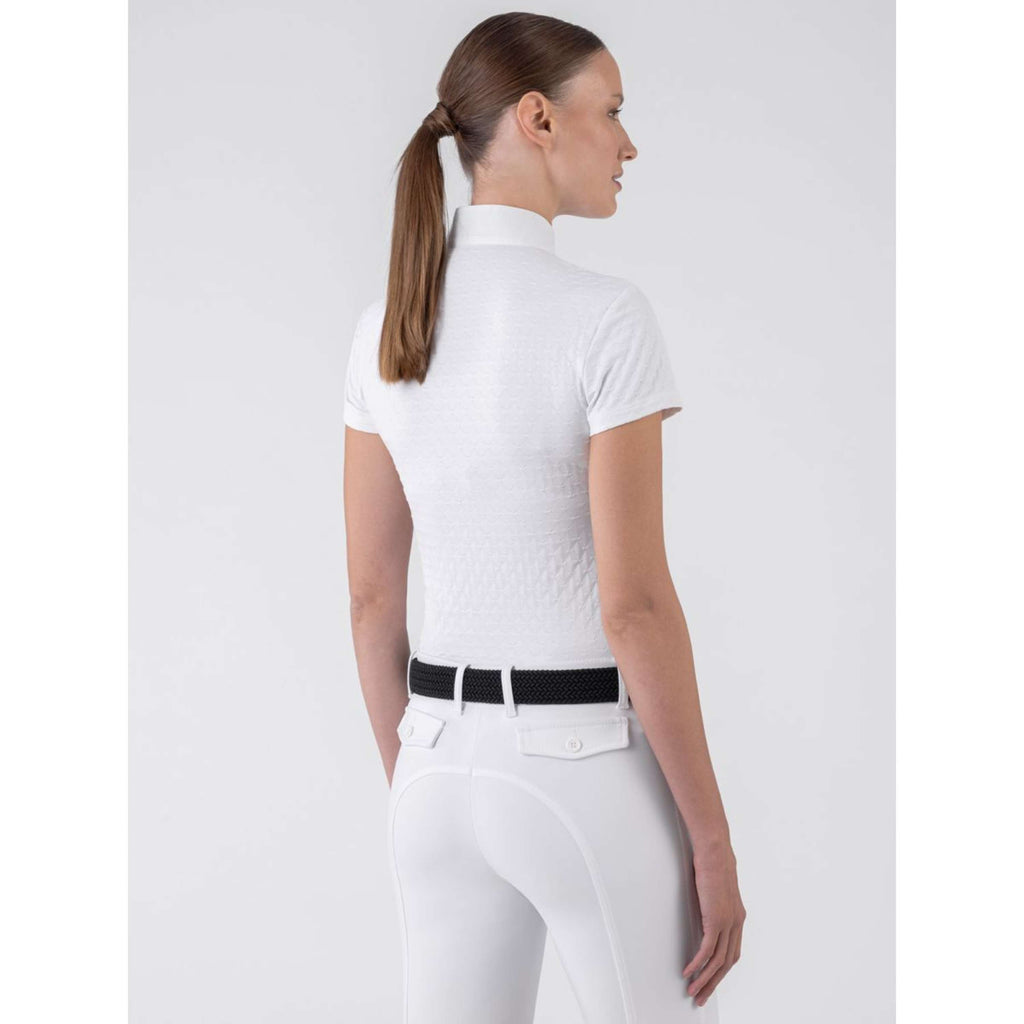 Equiline Camiseta de Competición Camberk Blanco