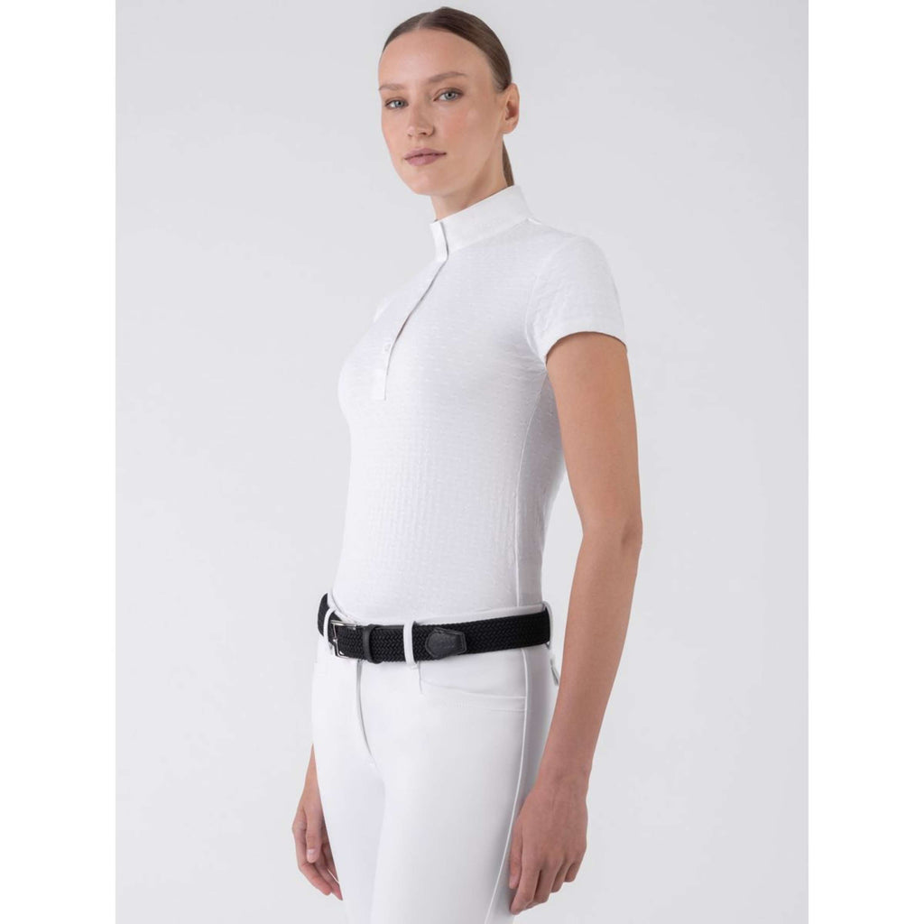 Equiline Camiseta de Competición Camberk Blanco