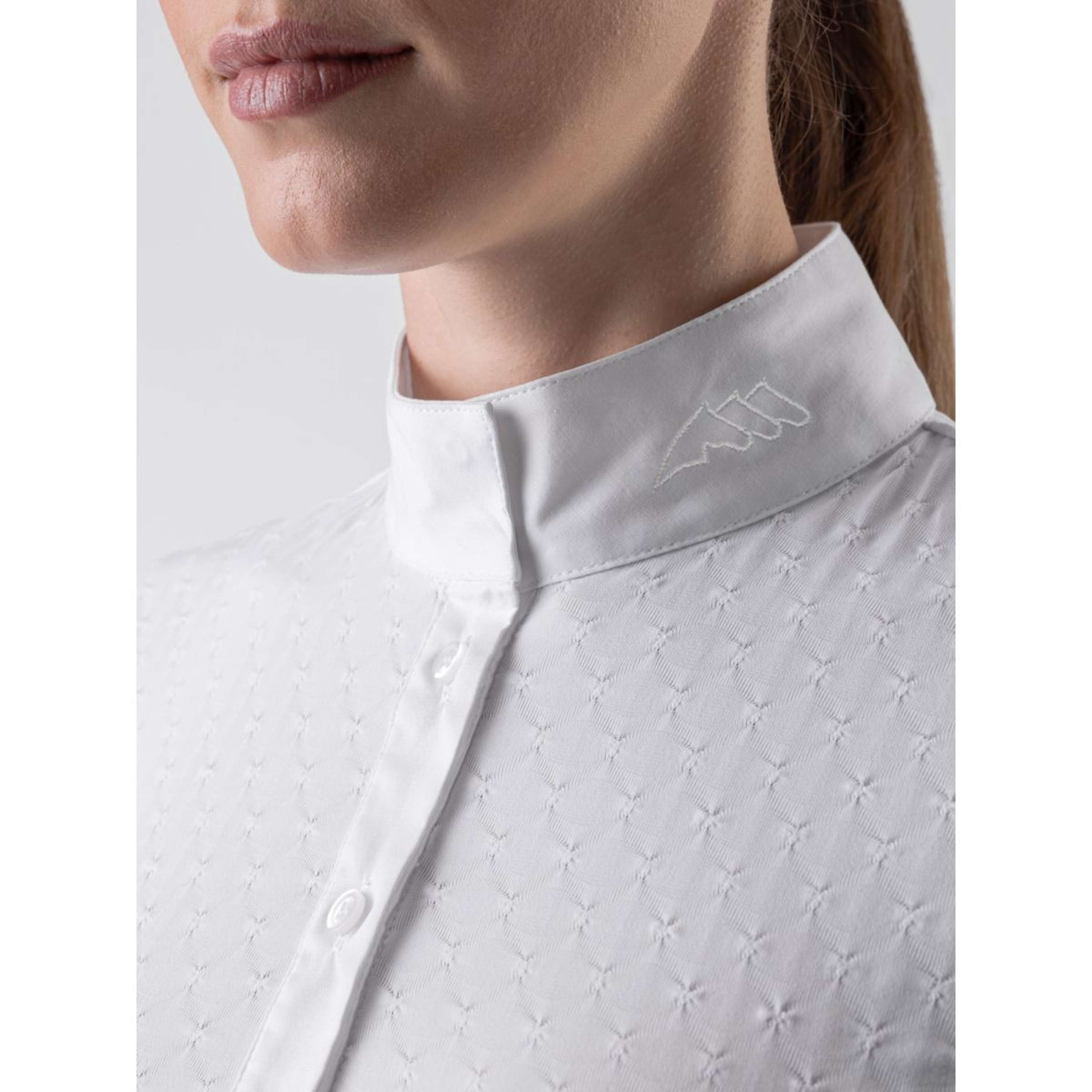 Equiline Camiseta de Competición Camberk Blanco