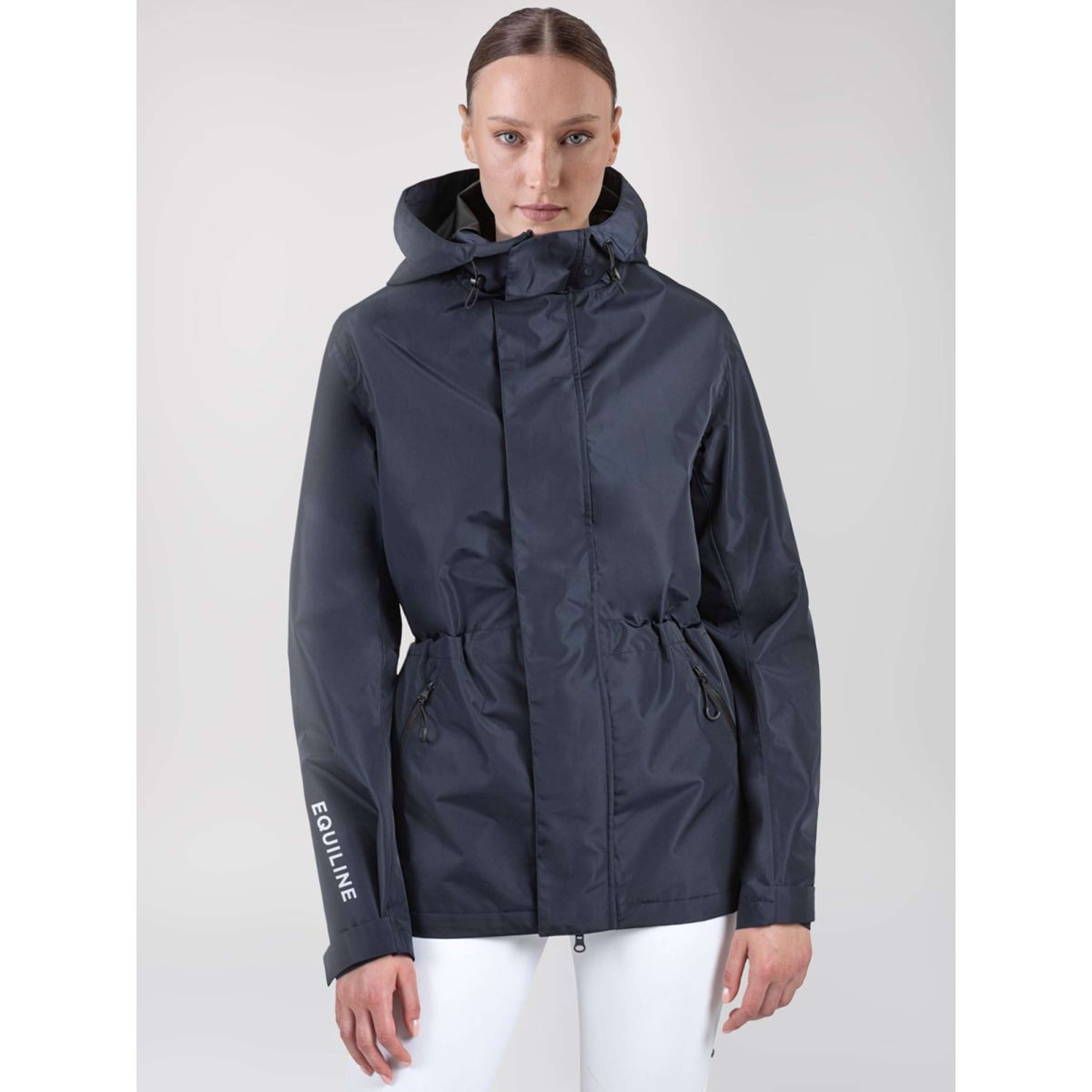 Equiline Abrigo de lluvia Eqrevek Navy