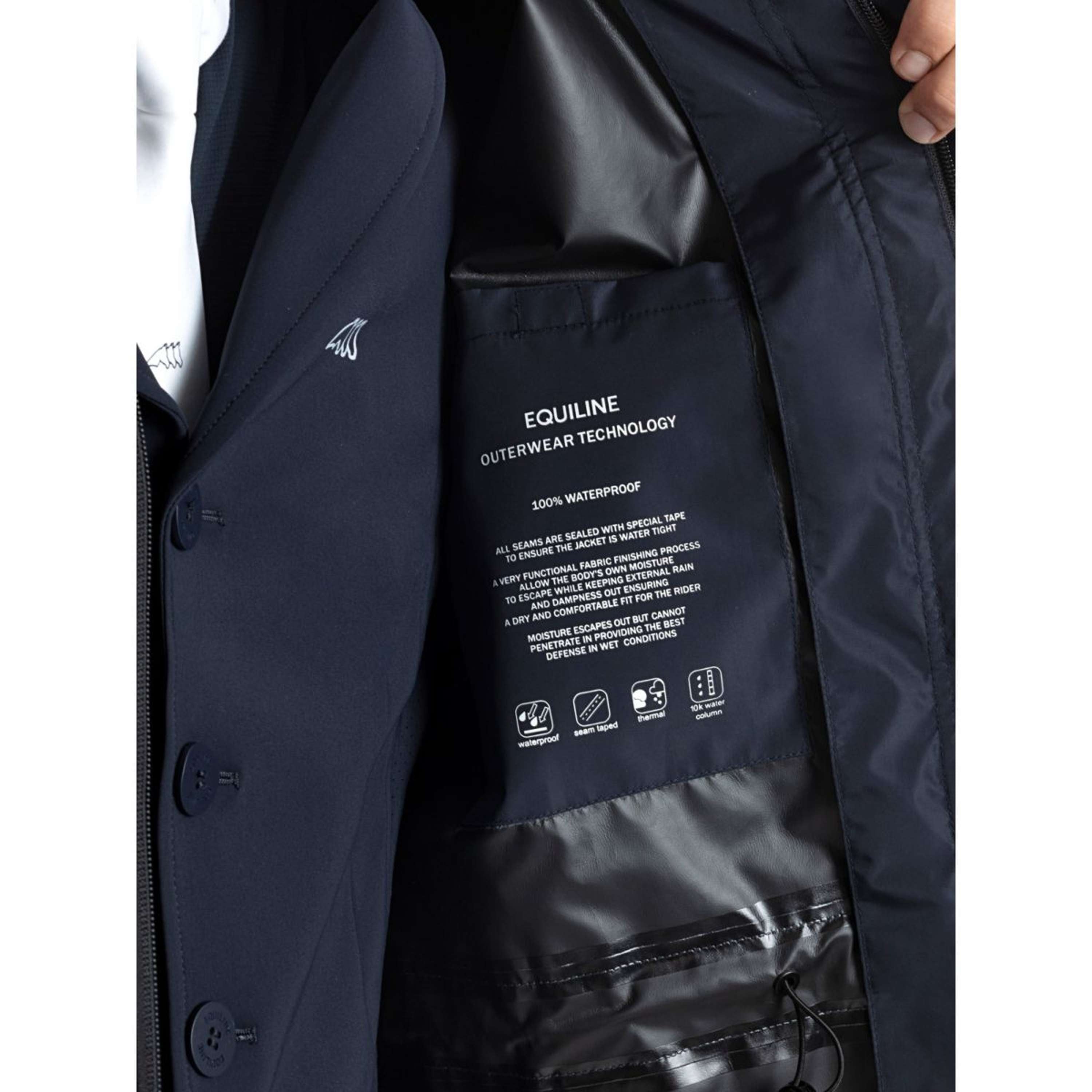 Equiline Abrigo de lluvia Eqrevek Navy