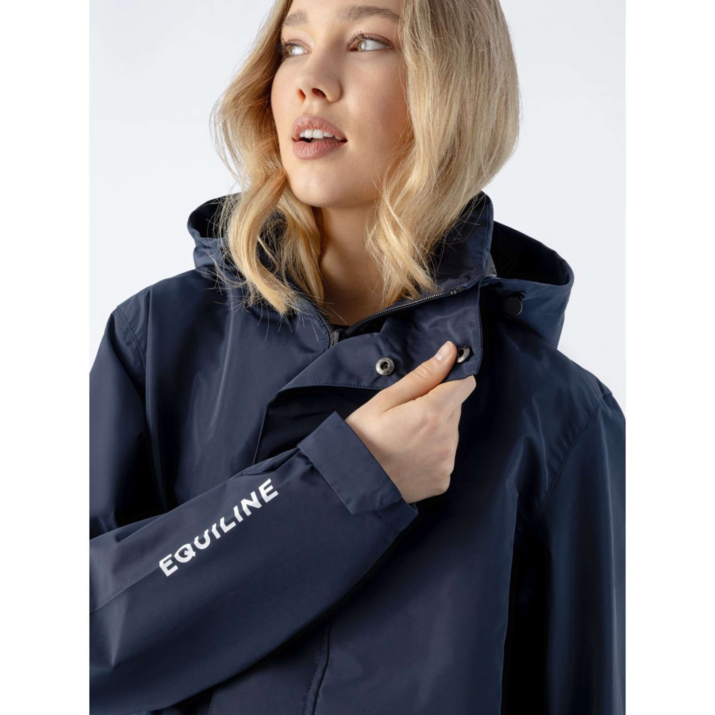 Equiline Abrigo de lluvia Eqrevek Navy