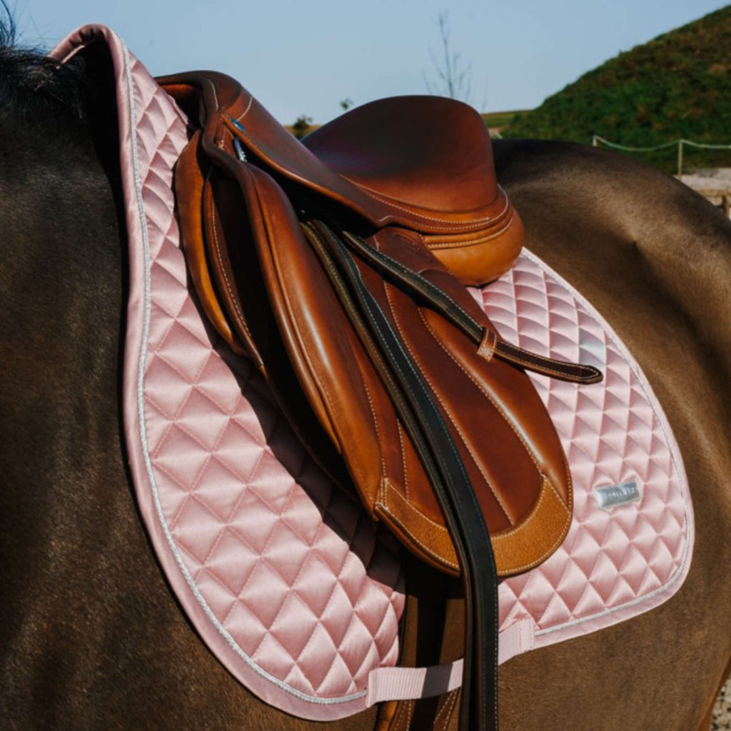 EQUITHÈME Mantilla Nacre saltando Rosa