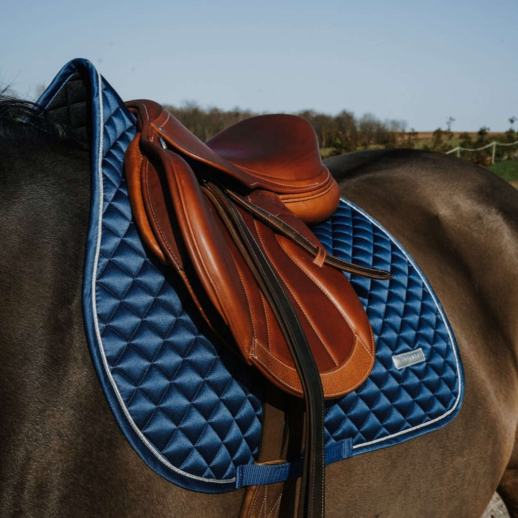 EQUITHÈME Mantilla Nacre saltando Azul Acero