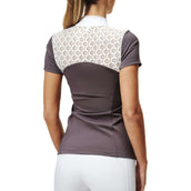 Equestrian Stockholm Camiseta de Competición Crystal Champion Blanco/Dark Violet