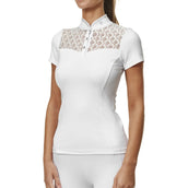 Equestrian Stockholm Camiseta de Competición Crystal Champion Blanco