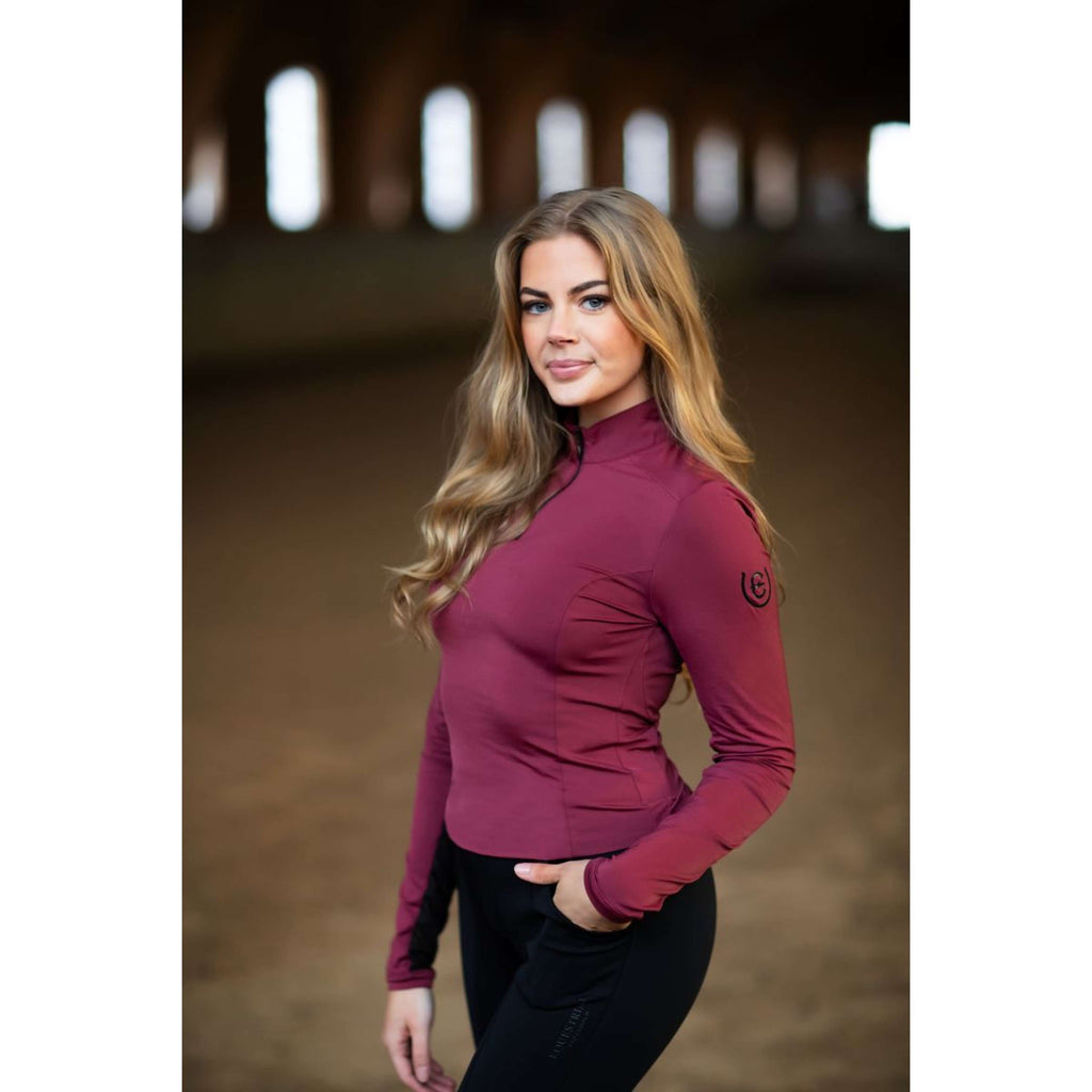 Equestrian Stockholm Camiseta Air Breeze Sun Bordeaux