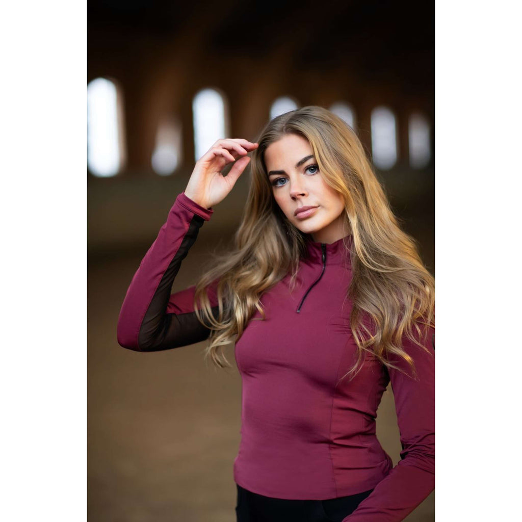 Equestrian Stockholm Camiseta Air Breeze Sun Bordeaux