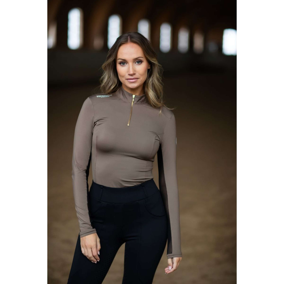 Equestrian Stockholm Shirt Air Breeze Sun Champan