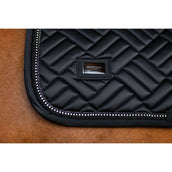 Equestrian Stockholm Mantilla Vegan Fur saltando Crystal Black