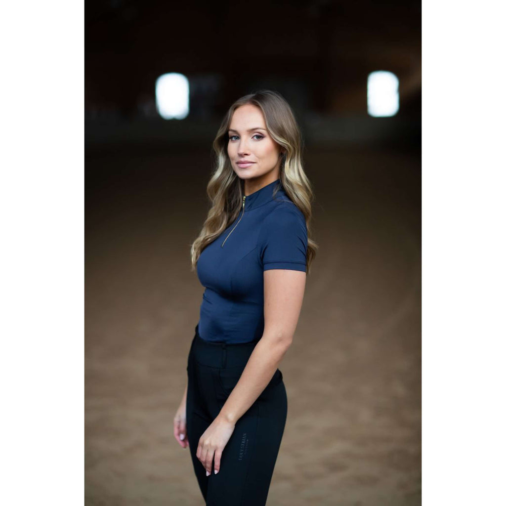 Equestrian Stockholm Camiseta UV Protection Azul medianoche