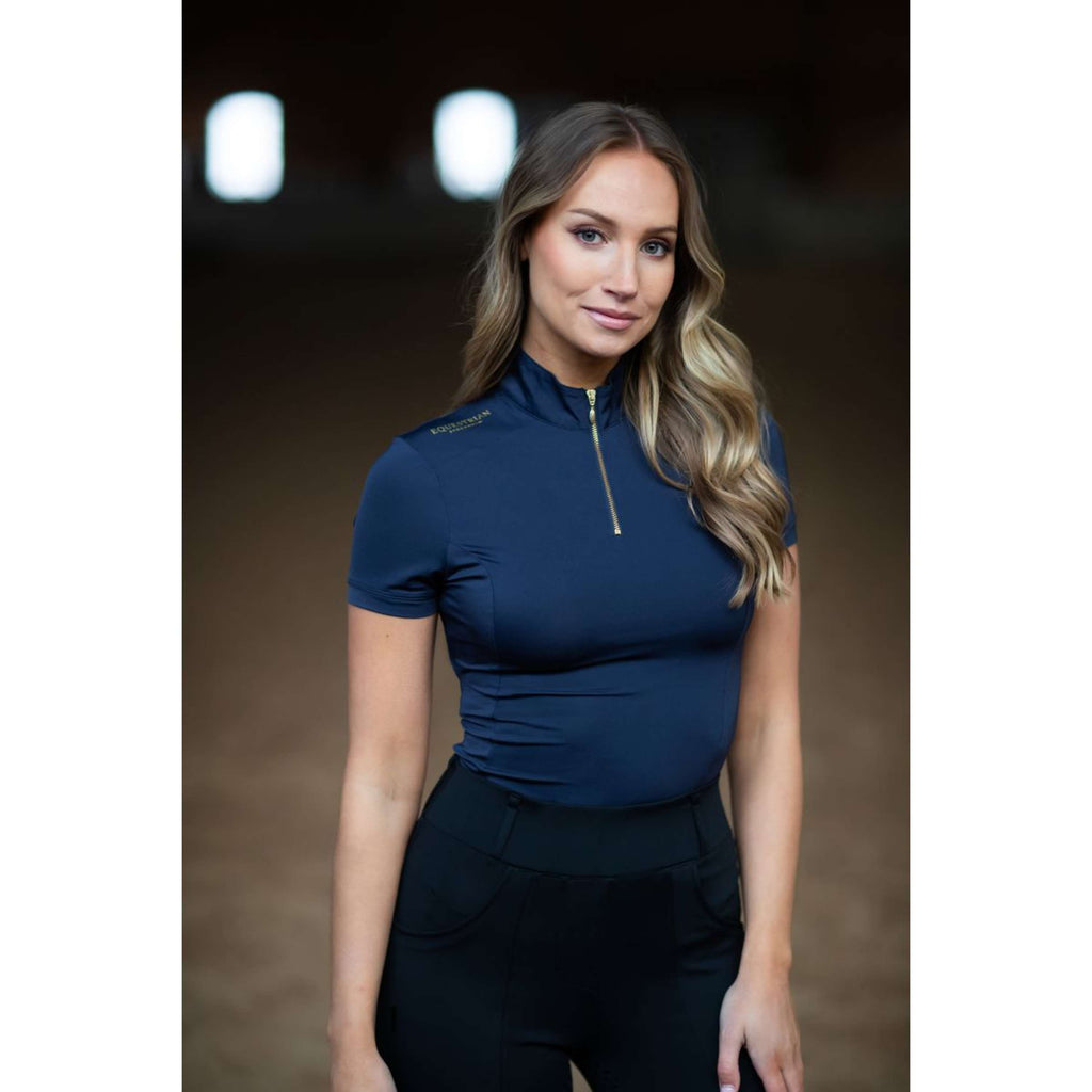 Equestrian Stockholm Camiseta UV Protection Azul medianoche