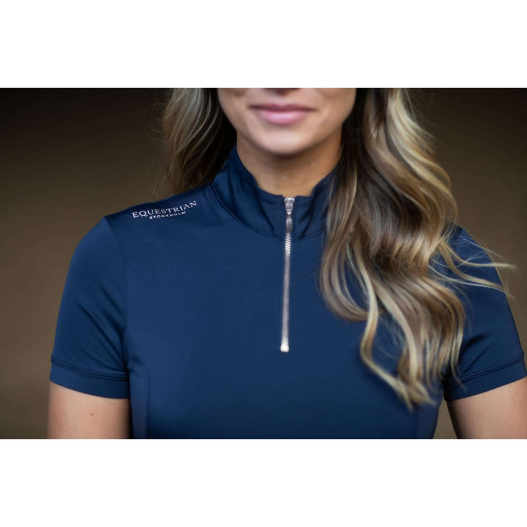 Equestrian Stockholm Camiseta UV Protection Azul medianoche