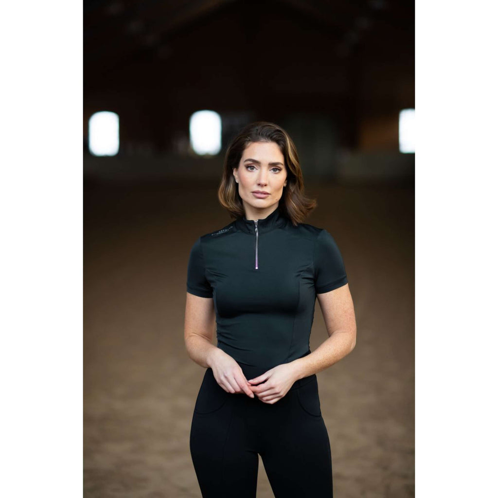 Equestrian Stockholm Camiseta UV Protection Edicion Negra