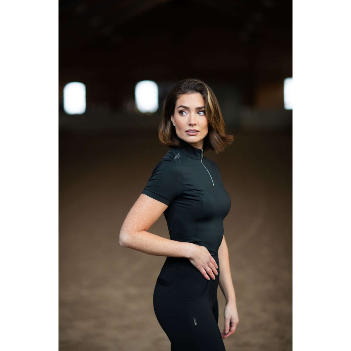 Equestrian Stockholm Shirt UV Protection Edicion Negra