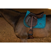 Equestrian Stockholm Mantilla Modern saltando Teal Blue
