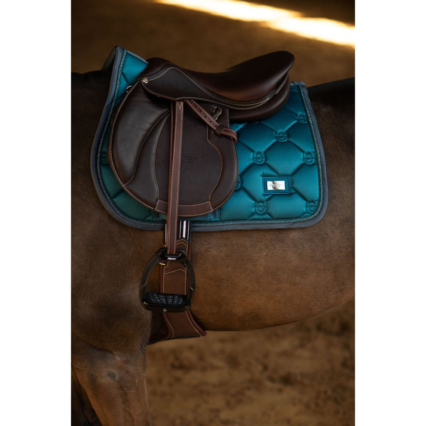 Equestrian Stockholm Mantilla saltando Teal Blue